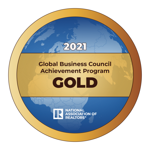 2021 NAR Global Achievement Award Gold